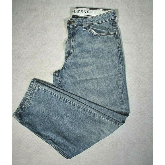 Lands' End Traditional Fit Men's Jeans Medium Wash Size 35 - Picture 1 of 8